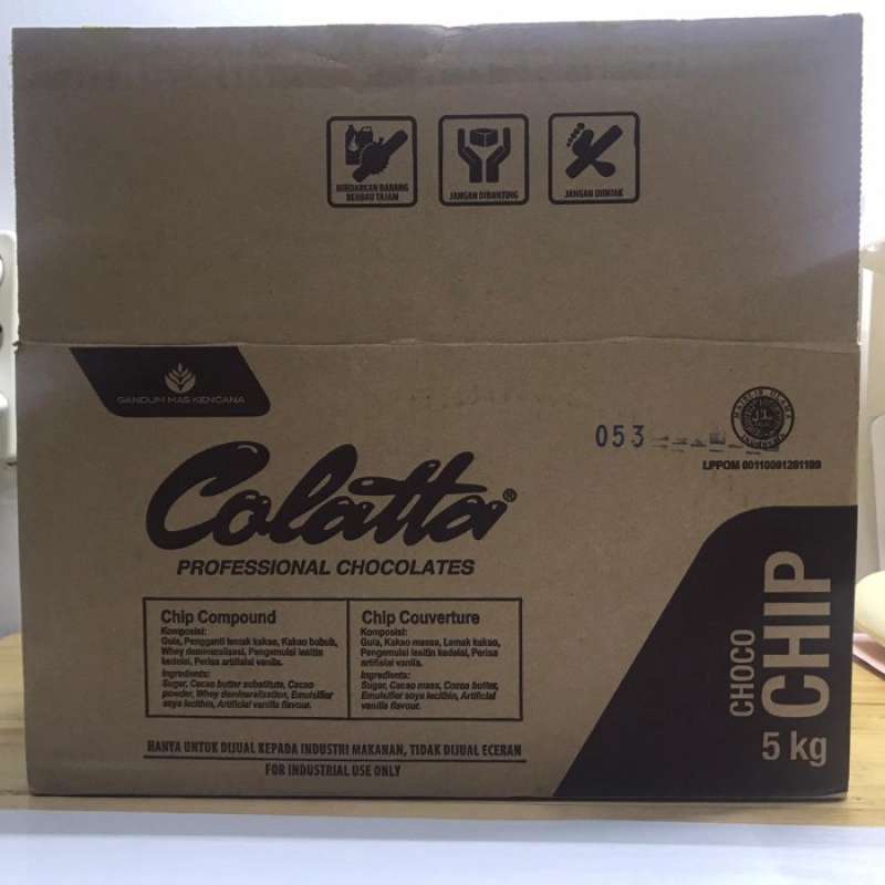 Jual COLATTA MINI CHOCO CHIP COMPOUND 500 GR REPACK COMPOUND CHIPS