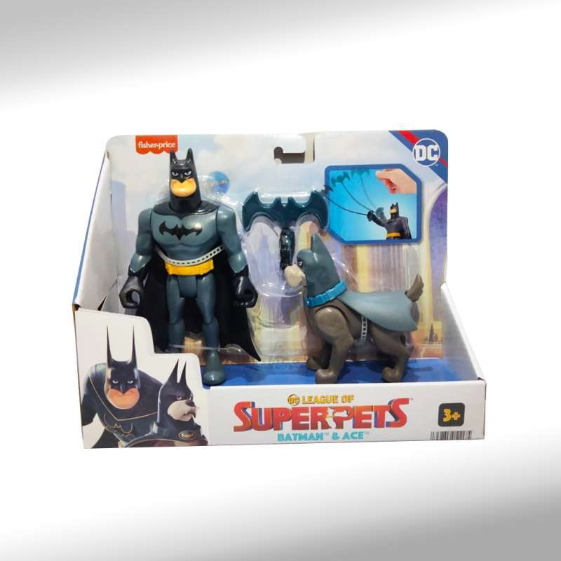 Fisher-Price DC League Of Super Pets Krypto Parlante: Figura 15 Cm Con Suoni E Movimento Mascella