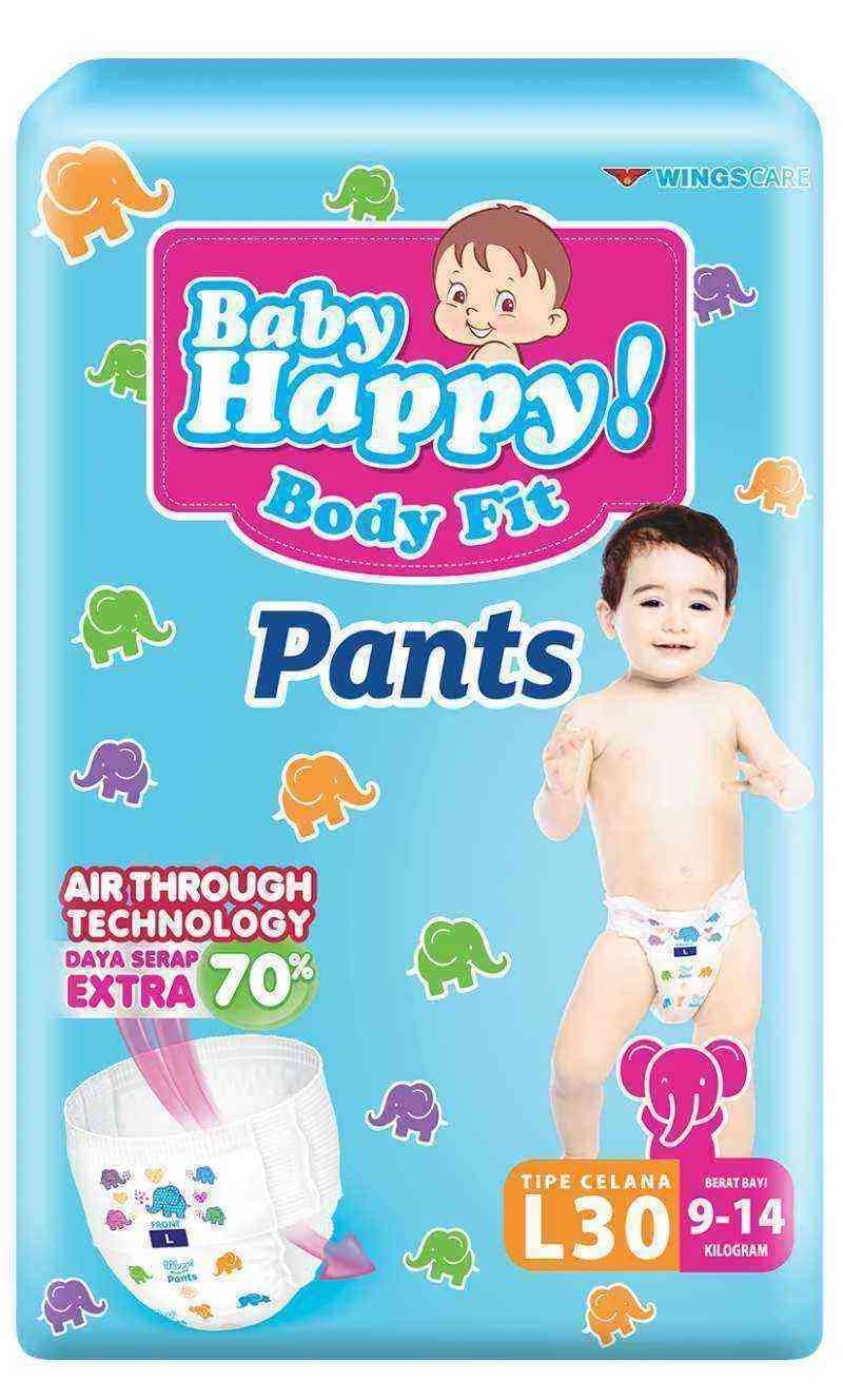 Promo BABY HAPPY Popok Pants L 30/ PAMPERS BABY HAPPY L30 Diskon 4