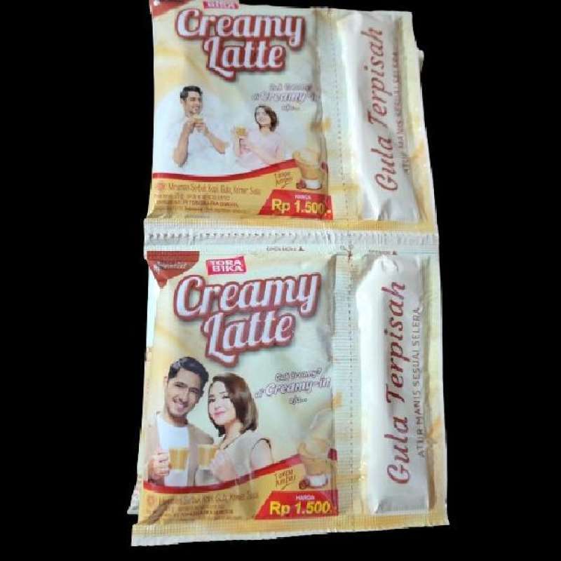 Jual Kopi Susu Cream Bubuk Torabika Creamy Latte 24Grx 10 Sachet Gula