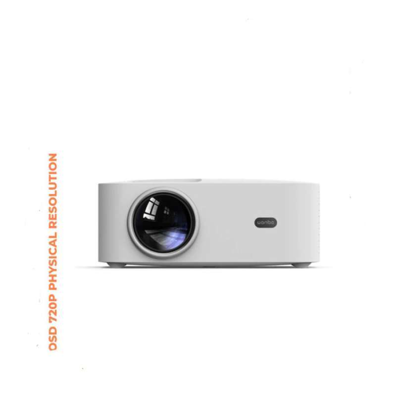 Jual Wanbo X1 Projector 720P Mini Led Clear Projection Glass Lens di