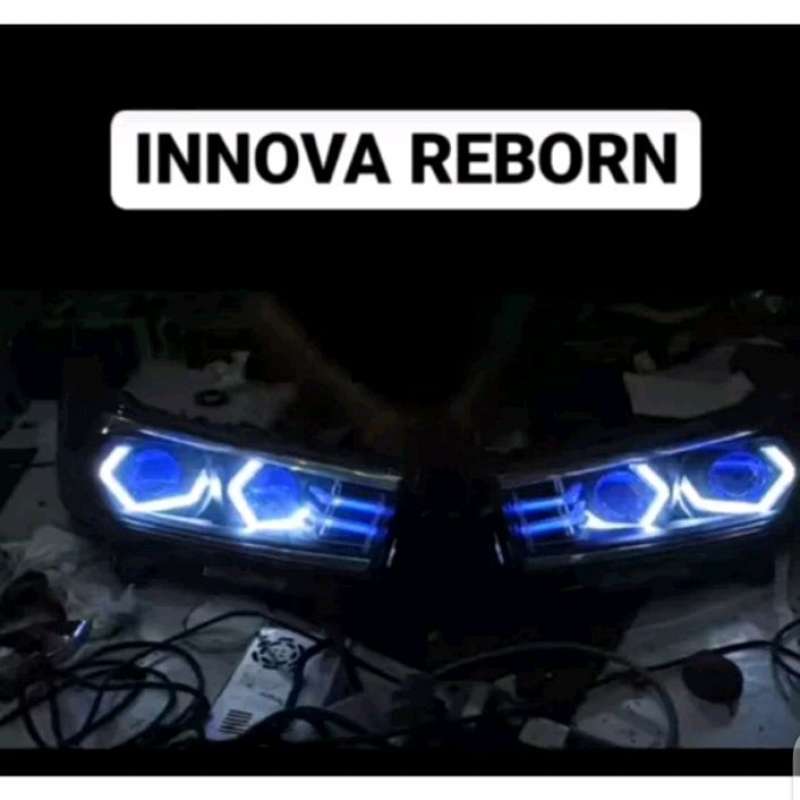 Jual Headlamp Innova Reborn Doubel Projector Proji Demon Eyes