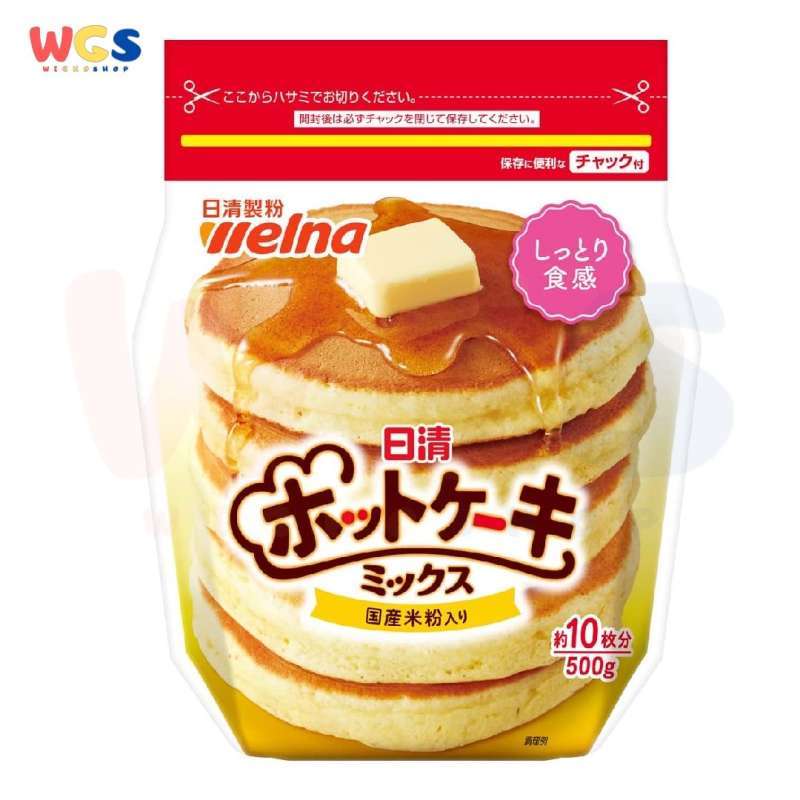 Jual Nissin Welna Hot Cake Mix Japanese Pancake Powder With Chuck 500g