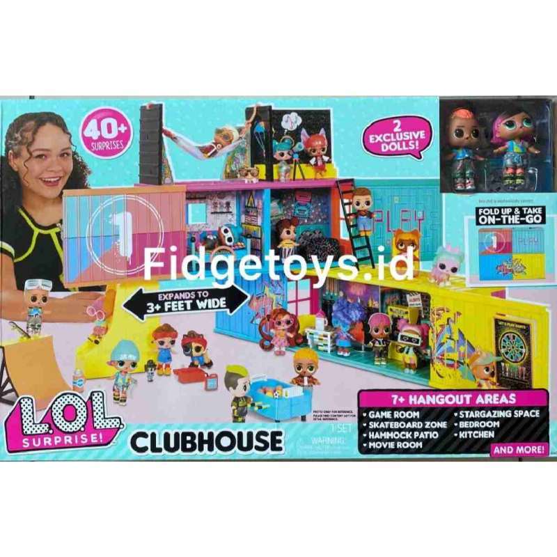 Jual LOL / L.O.L. Surprise! Clubhouse Play Set Hot Toys 2020 di