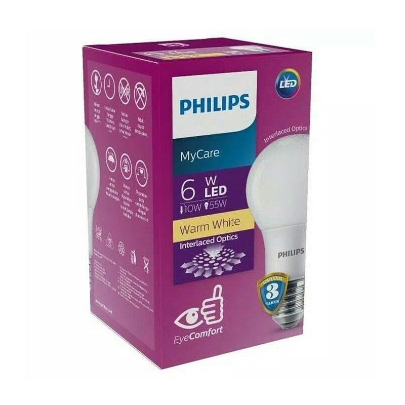 Jual PHILIPS Lampu LED Warm White [6 Watt] KUNING di Seller Citra