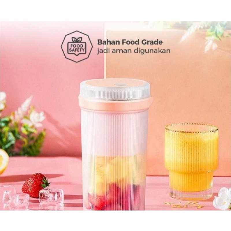 Jual HOKO By MIISOO Gelas Blender Juicer Charger Portable di Seller