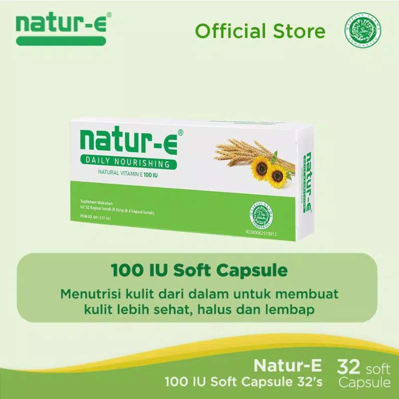 Promo NaturE Daily Nourishing Natural Vitamin E 100 IU [32 Kapsul