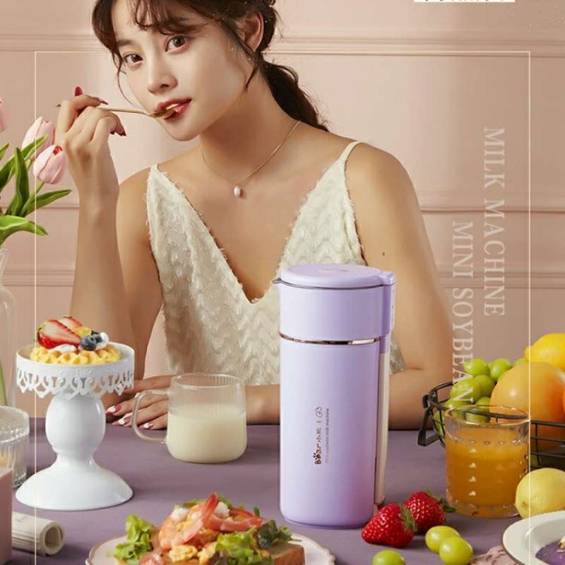 Jual Bear Electric Blender Soy Milk Maker Kettle Travel Size New di