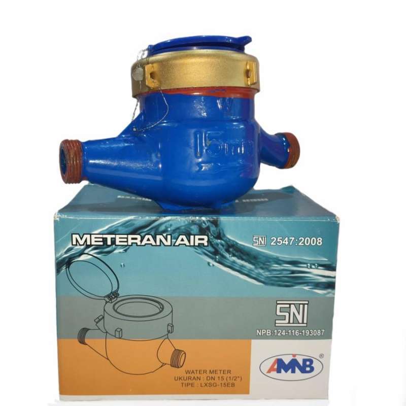 Jual Watermeter 1/2 PAM PDAM 1/2inch 1/2in besi AMNB SNI di Seller ...