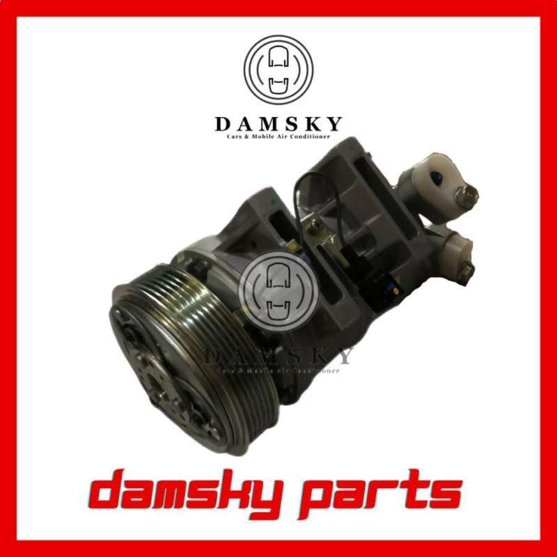 Jual Compressor Kompresor AC Mobil Nissan Xtrail/Serena Zexel Kaki 4