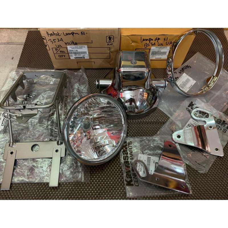 Jual (KAWASAKI) - HEADLAMP - LAMPU DEPAN NINJA SS BULAT COMPLITE
