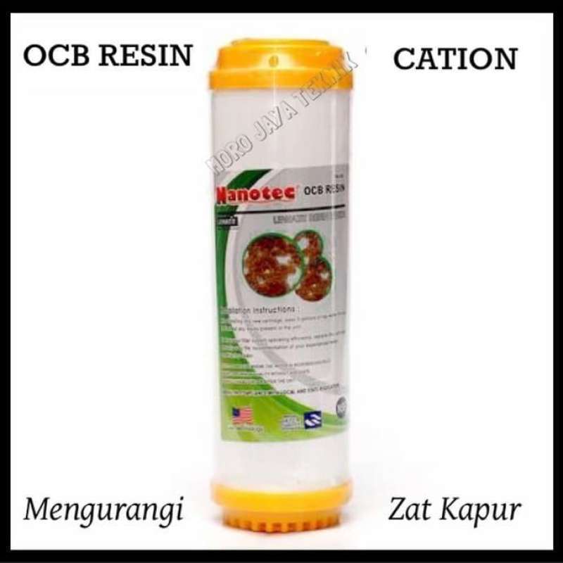 Jual Resin Kation Nanotec 10 Inch Filter Air Untuk Mengurangi Zat Kapur