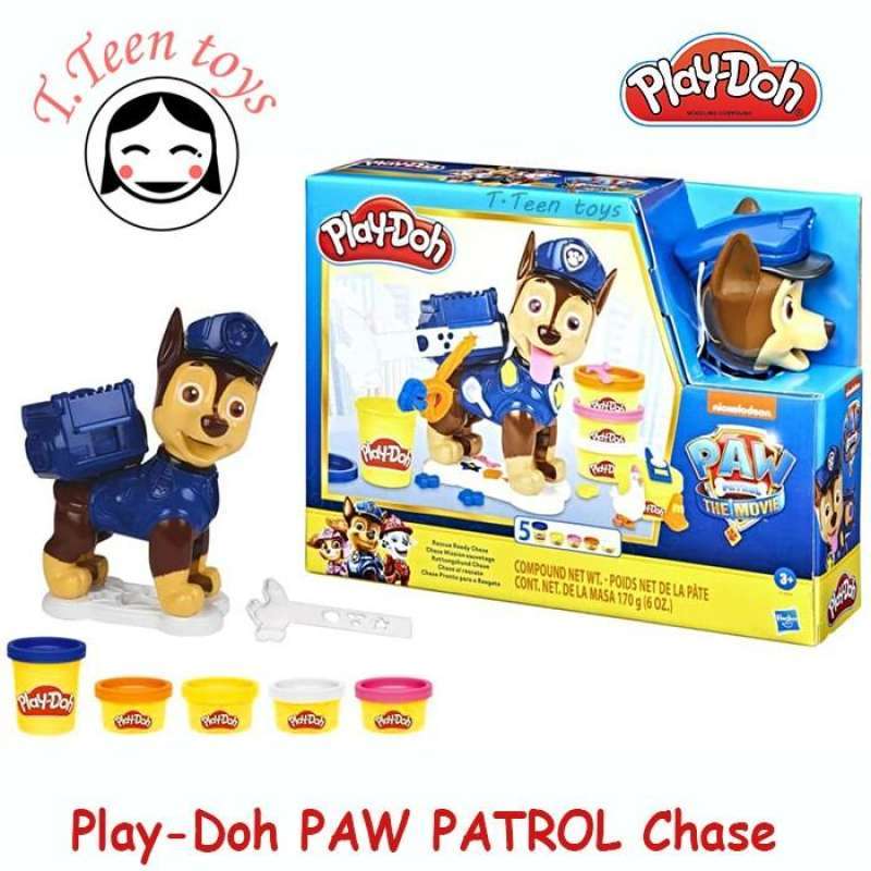 Jual Play Doh Paw Patrol The Movie Chase Playdoh set play dough