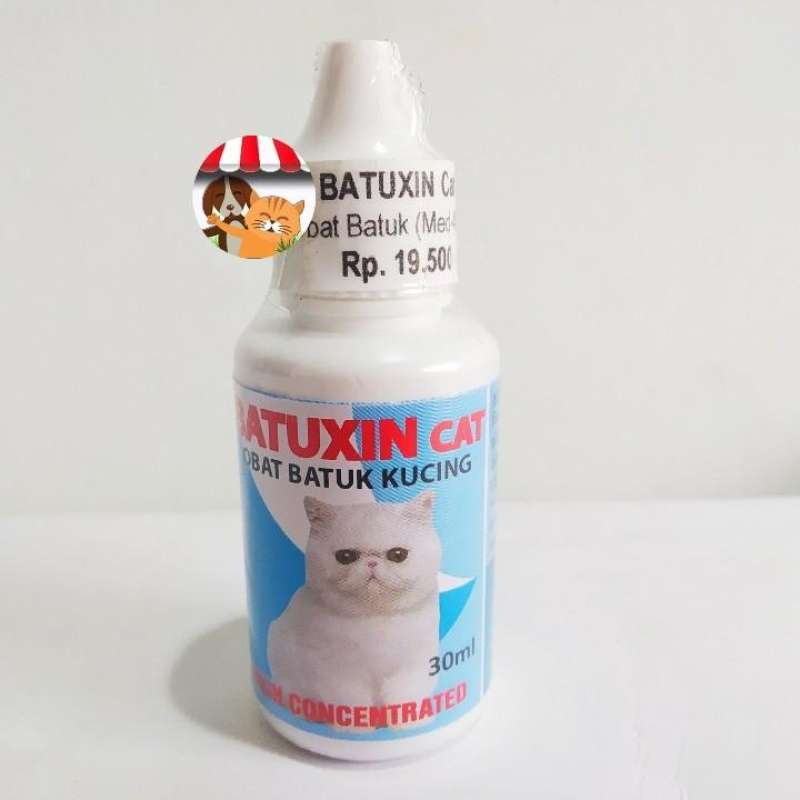 Jual Batuxin Cat Obat Batuk Pilek Sesak Nafas Batuk Alergi Kucing 30