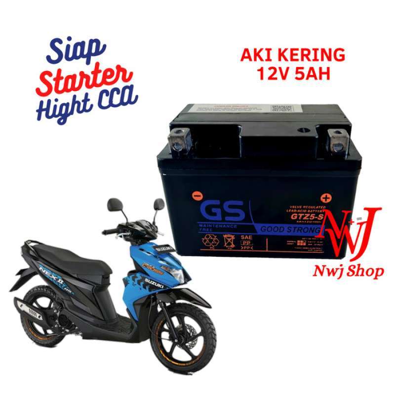 Jual Aki Motor Suzuki Spin, Nex GTZ5S GS Y Accu Kering di Seller Alfa
