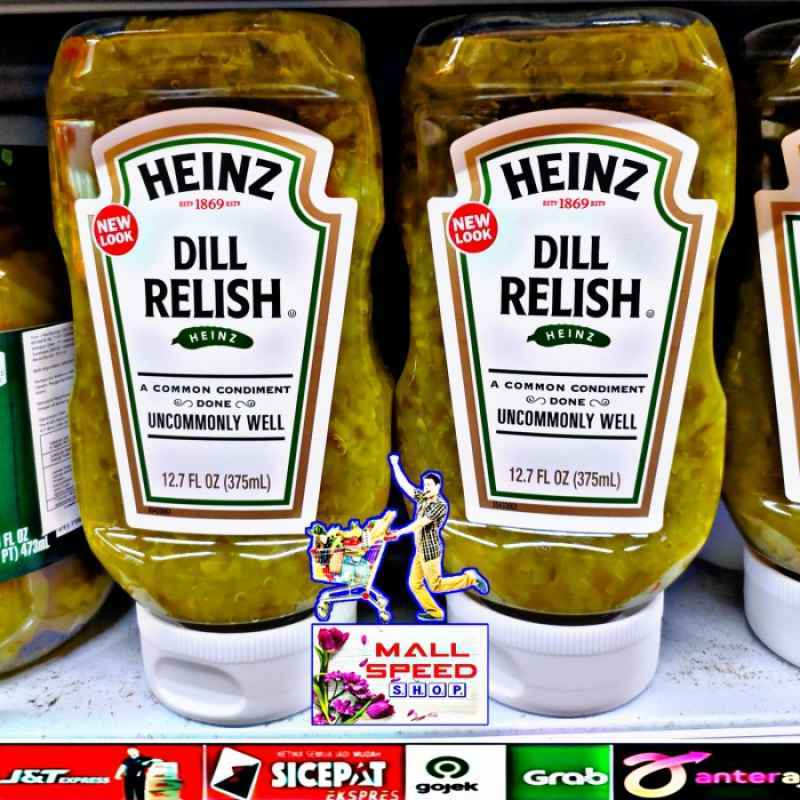 Jual Heinz dill pickle pickled relish sweet gherkins acar timun dills