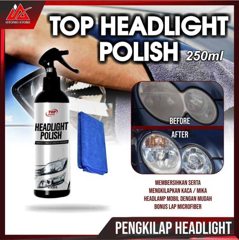 Jual Top Headlight Polish Auto Detailing Headlamp Polish Pembersih Mika Lampu Kendaraan Restorer