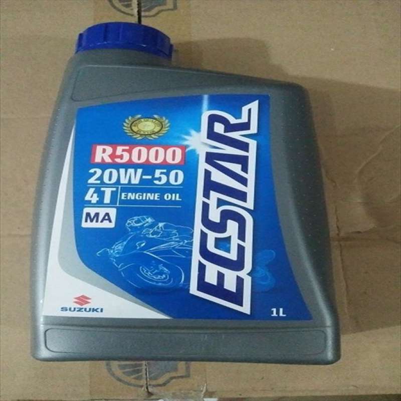 Jual Oli Pelumas Mesin Motor Suzuki Ecstar R5000 4t 20w-50 Ma 1 Liter ...
