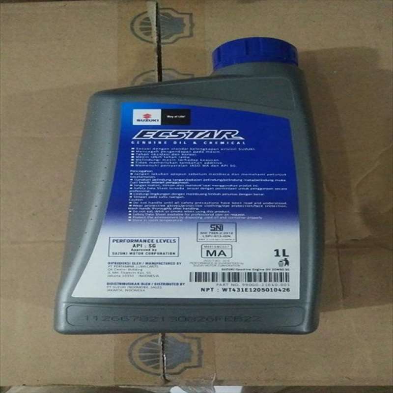 Jual Oli Pelumas Mesin Motor Suzuki Ecstar R5000 4t 20w-50 Ma 1 Liter ...