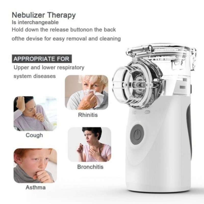 Promo PORTABLE MESH NEBULIZER YM-3R9 Alat Bantu Pernafasan Asma Diskon ...