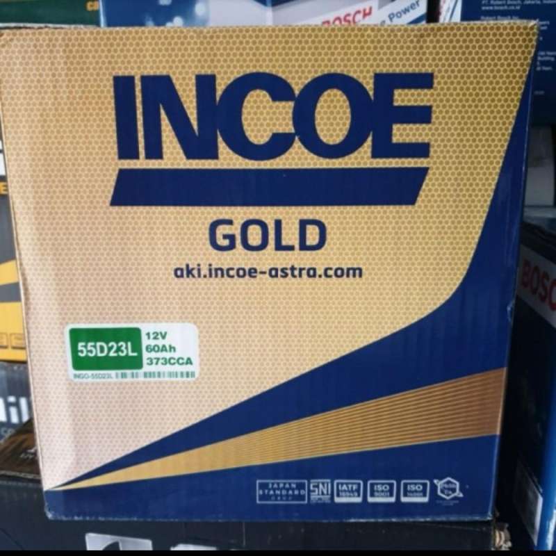 Jual Aki Xtrail/ Aki Mazda/ Aki Camry/ Incoe Gold 55D23L/ Aki