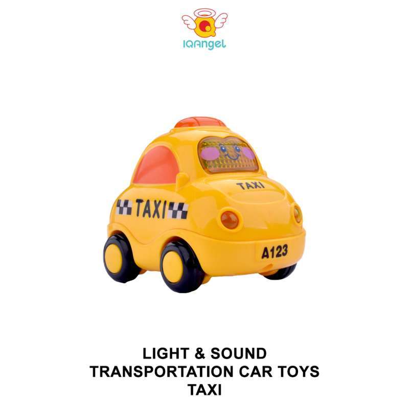 Jual IQ ANGEL LIGHT&SOUND TRANSPORTATION CAR TOYS TAXI MAINAN ANAK