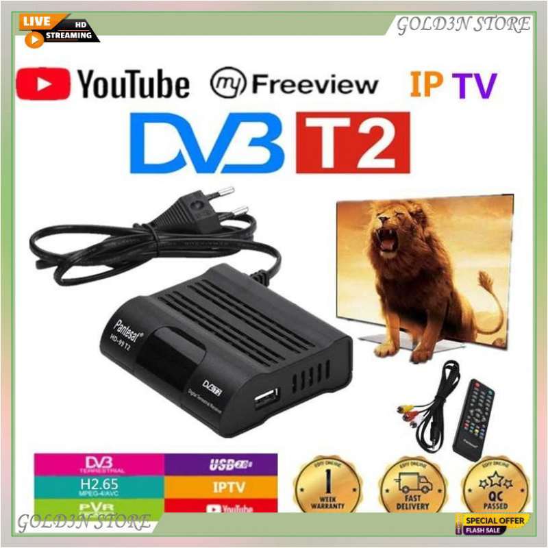 Promo Pantesat Tv Tabung Menjadi Tv Digital Set Top Box Wifi Receiver