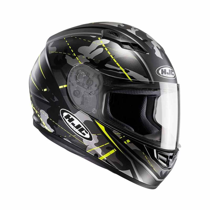 Jual HJC CS 15 Songtan Motorcycle Full Face Helmet Yellow Black S di