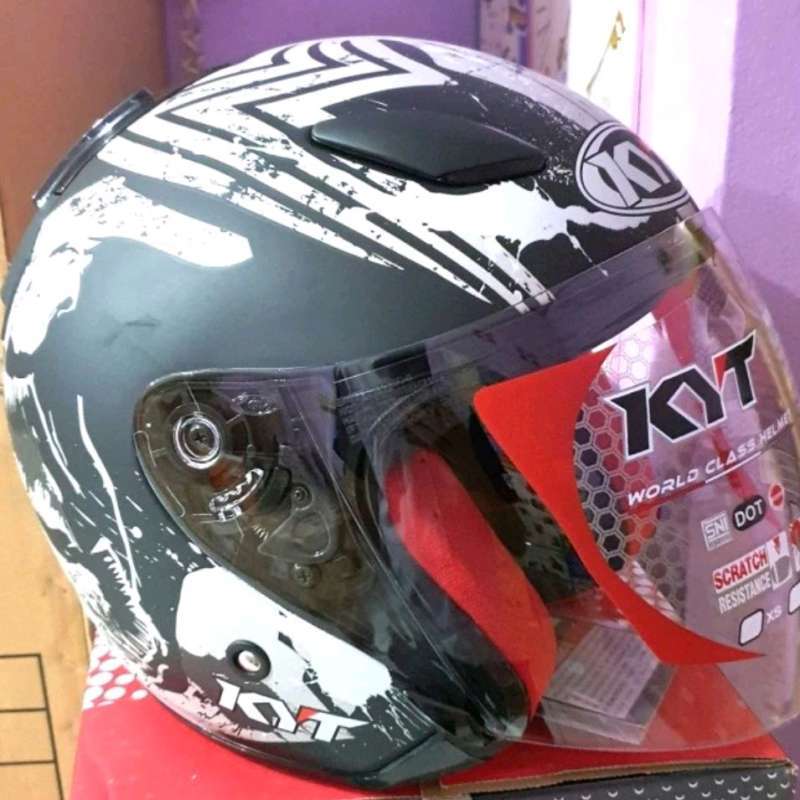 Jual Helm KYT Dj Maru Venom Helm Half Face Original di Seller Raylice Helmet Store Jl.Ir