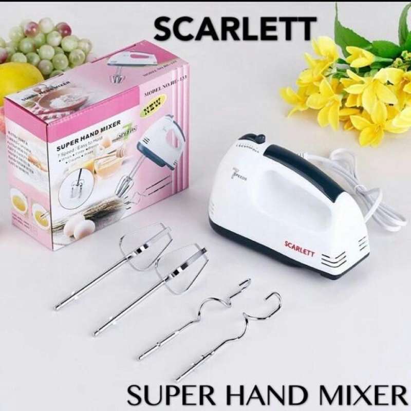 Jual Hand Mixer Han River Mixer Kue Mixer Mini Multi Fungsi di Seller