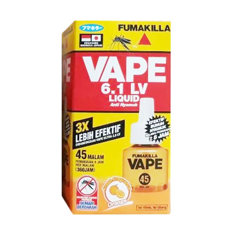 Promo VAPE Liquid 45 Malam Cairan Pembasmi Nyamuk & Serangga - Orange