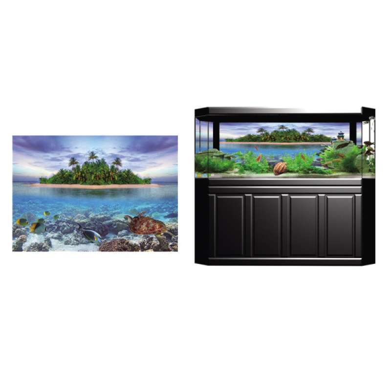 Jual OEM Aquarium Fish Tank Background Decorative PVC ...