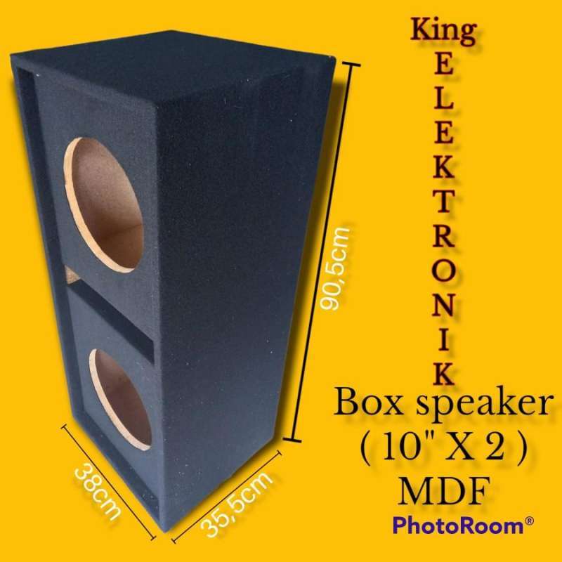 Jual Box Speaker 10 Inch Double Mdf Di Seller King Elektronic