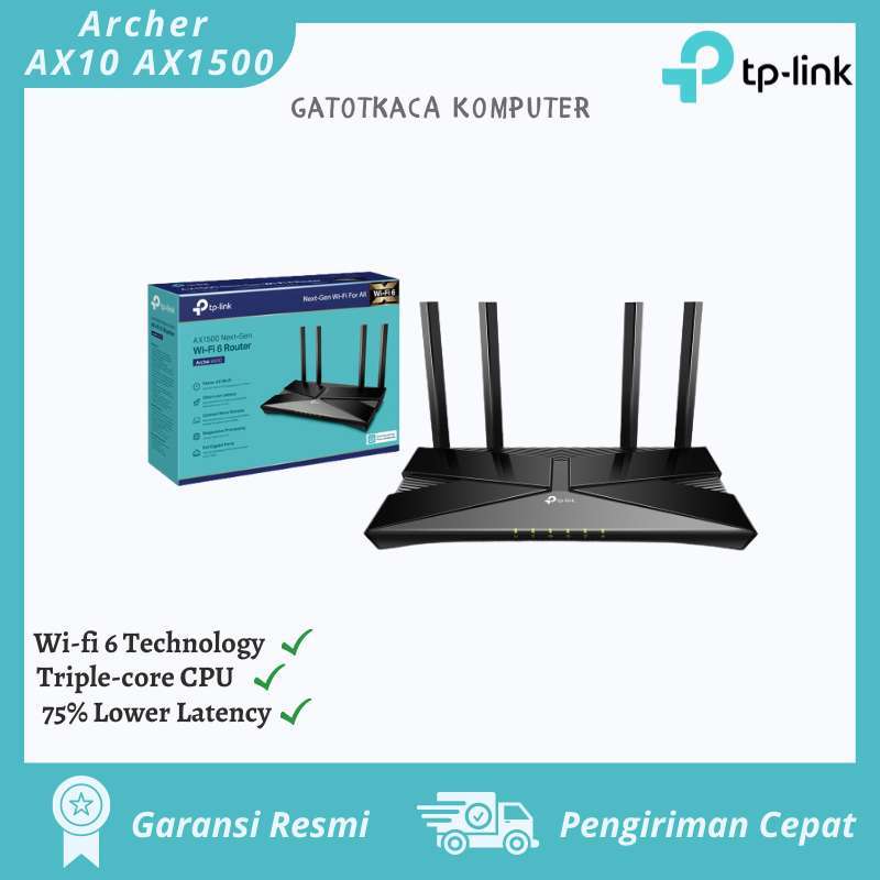 Promo Tplink Archer AX10 AX1500 Wireless Router WIFI 6 Tplink AX 10 AX