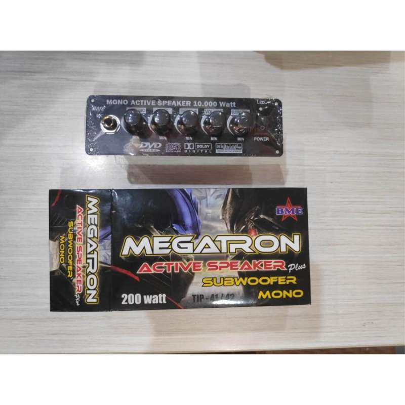 Jual Kit Speaker Active Subwoofer Mono Megatron di Seller King Wijaya