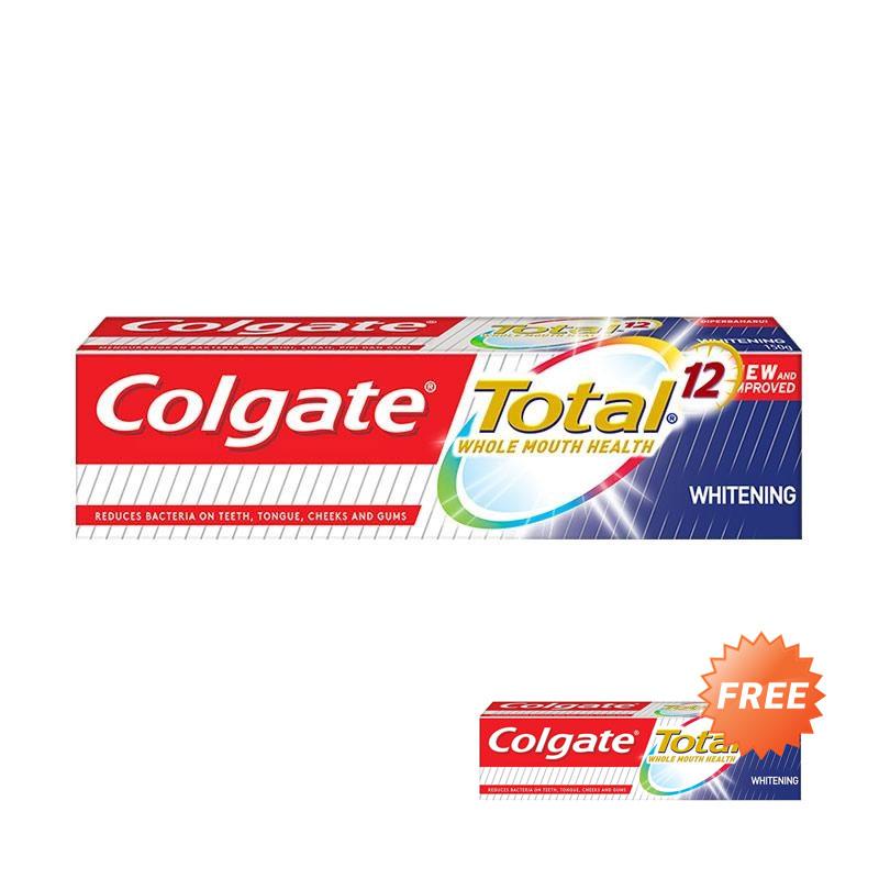 Jual WHS - Colgate Total Pro Whitening Pasta Gigi [Buy One Get One/ 110 ...