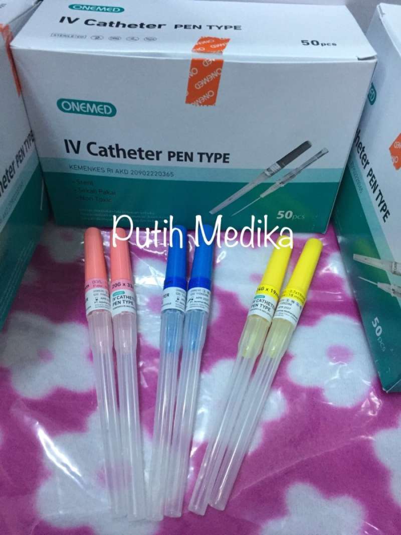 Jual Iv Catheter 20/22/24G Onemed Abocath Pen Type di Seller Medika