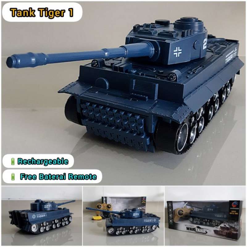 Jual Rc Battle Tank Tiger 1 Mainan Anak Tank Rc Remote Control di Seller DENTA TOYS Kalibata
