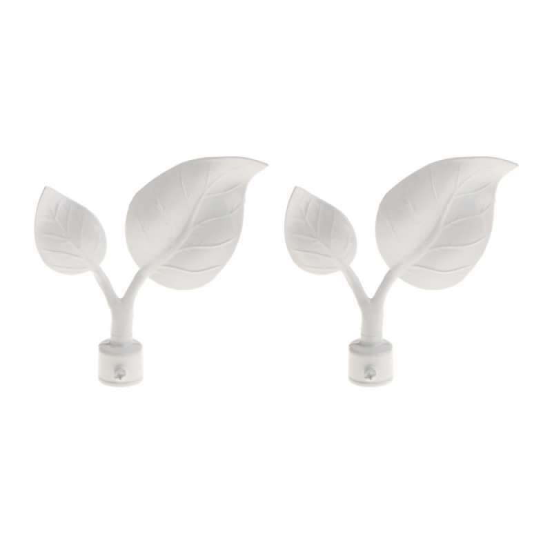 Jual 2 X Decorative Curtain Pole Recess Bracket Curtain Rail Support