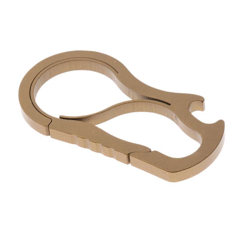 Jual Stainless Steel Carabiner Keychain Water Bottle Buckle Hook 25KG Backpacking di Seller