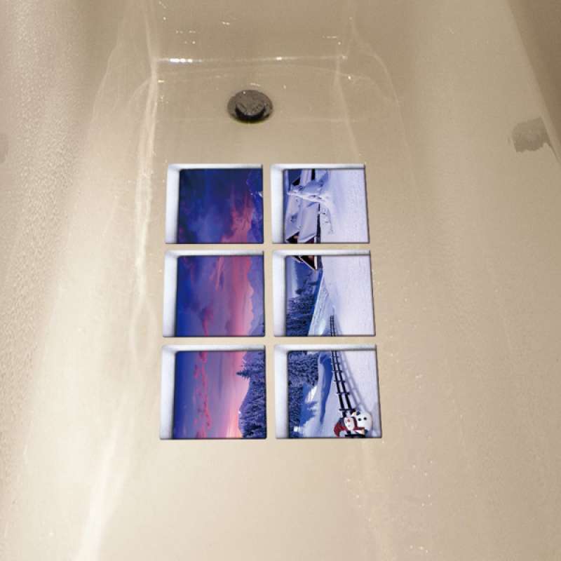 Jual 3d Selfadhesive Bathtub Stickers Shower Tub Tattoos Decals Waterproof Style_9 Di