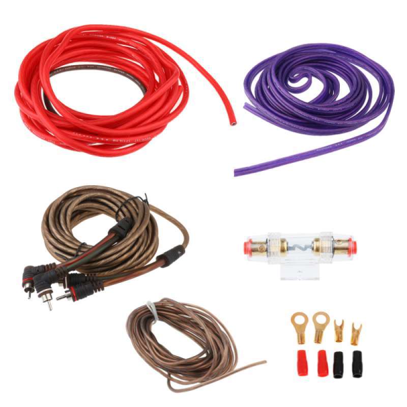 Promo Car Audio Speaker Wire Wiring Cable 60Amp Fuse Holder Terminals