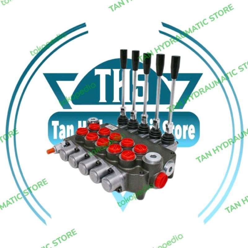 Promo Hand valve / hand control hydraulic 5 stick ukuran 3/8 DMB3/5S