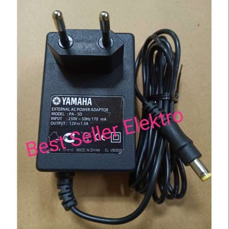 Jual adaptor keyboard yamaha psr-E 403 413 kualitas bagus