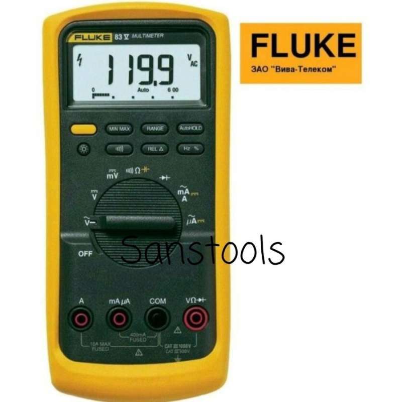 Jual Fluke 83V Industrial digital multimeter multitester 83V Original
