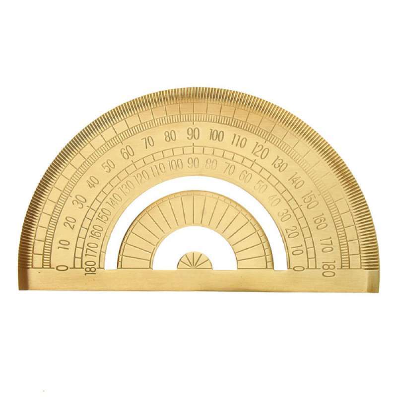 Promo School Ruler Jewelry Measuring Scale Geometry Tool Protractor