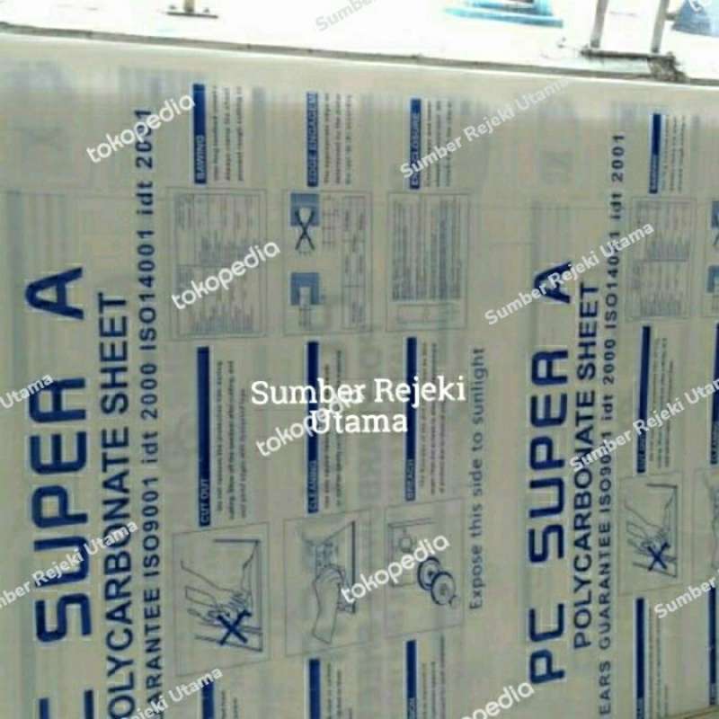 Jual Polycarbonate Sheet 3Mm / Polikarbonat Padat Lembaran Bening di ...