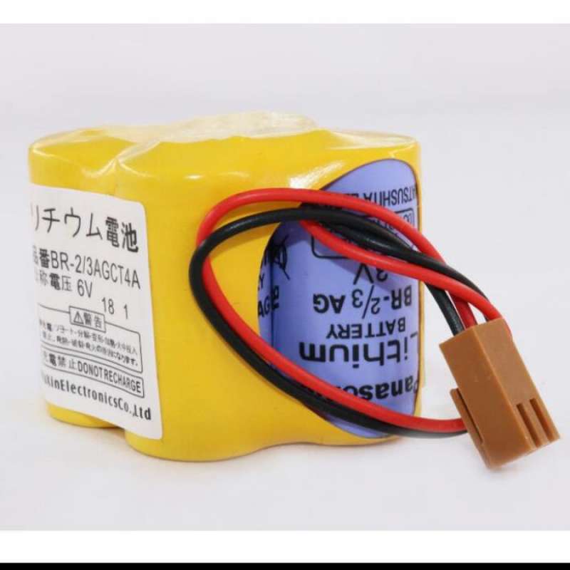 Jual Battery Baterai Lithium Plc Fanuc Br-2/3agct4a Br2/3agct4a 6v Di ...
