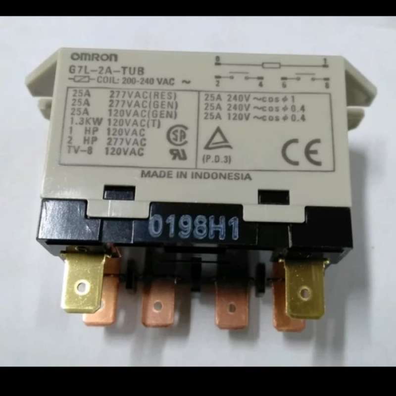 Jual Relay Omron G7l-2a-tub 25a Coil 220v Ac Omron Original Di Seller ...
