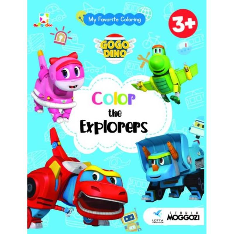 Jual Opredo My Favorite Coloring Gogo Dino: Color The Explorers Di ...